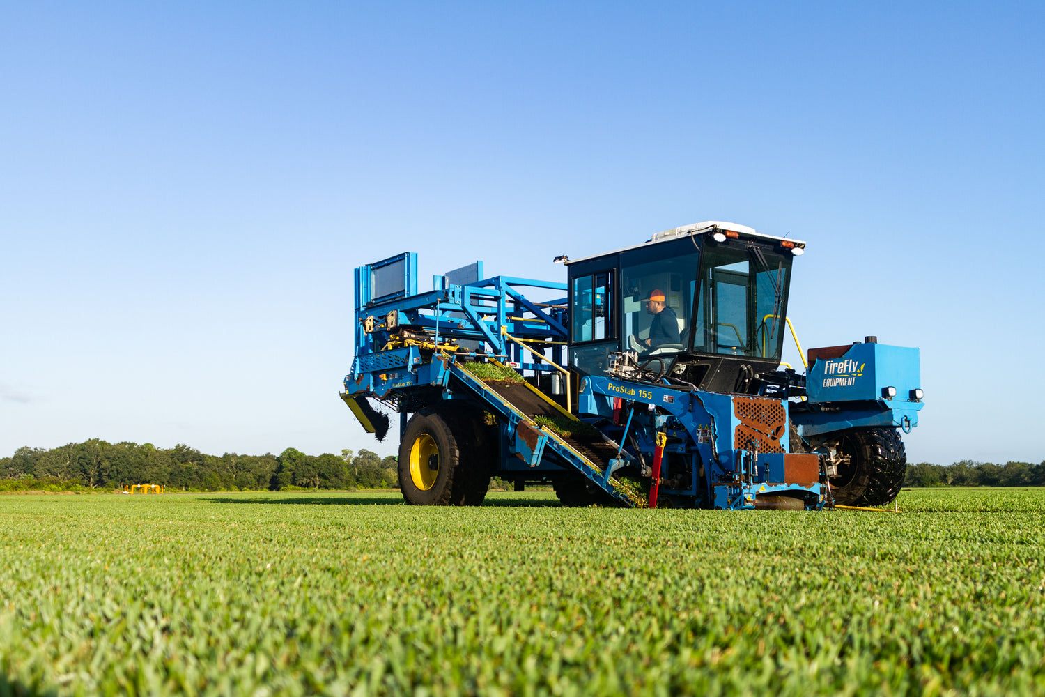 automated sod harvester