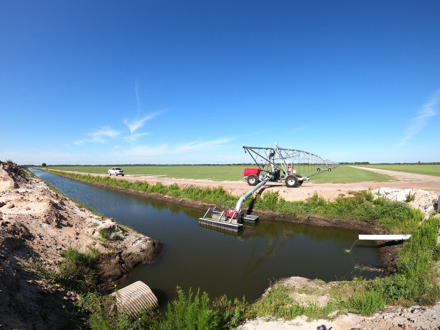 irrigation system at bethel farms