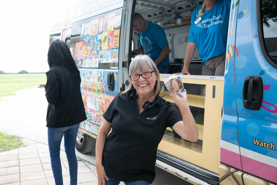 ice cream truck for bethel farms employees